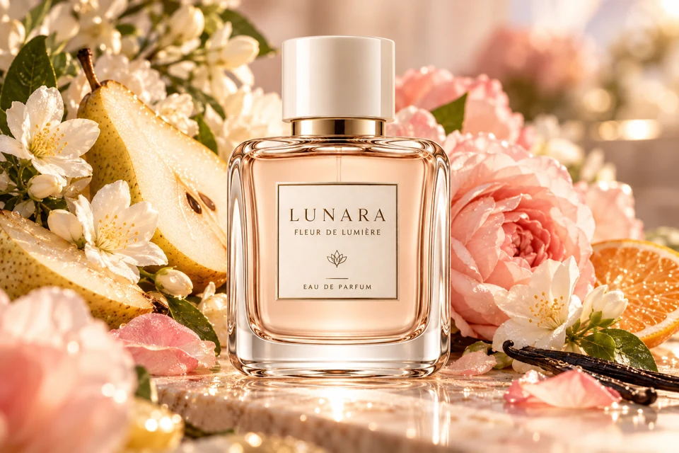 Perfumy LUNARA — wybrana realizacja